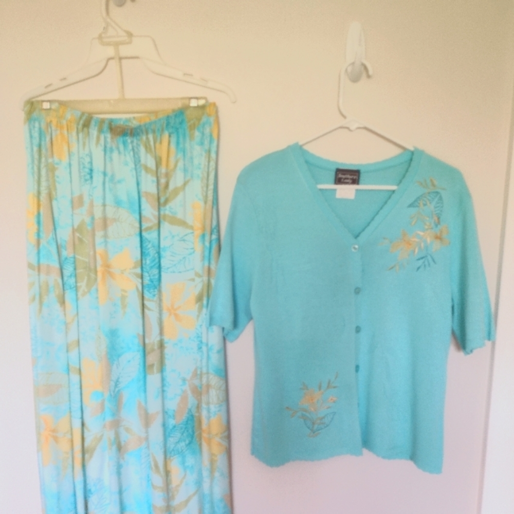 Southern Lady Skirt with matching sweater